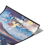 Napoli Italy Art Poster Painting 11" x 14"