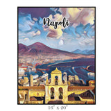 Napoli Italy Art Poster