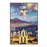 Napoli Italy Art Poster Painting 20" x 30"