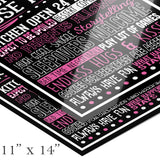 Nonna's House Rules Poster