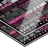 Nonna's House Rules Poster 12" x 18"