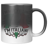 Not Yelling Italian Color Changing Mug