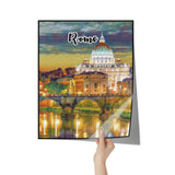 Rome Italy Art Poster Painting 16" x 20"