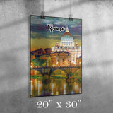 Rome Italy Art Poster