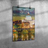 Rome Italy Art Poster Painting 20" x 30"