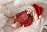 Santa Nonna Long Sleeve Baby Onesie