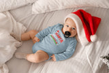 Santa Nonna Long Sleeve Baby Onesie