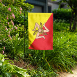 Sicilian Garden Flag with Stand