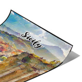 Sicily Italy Art Poster Painting 20" x 30"