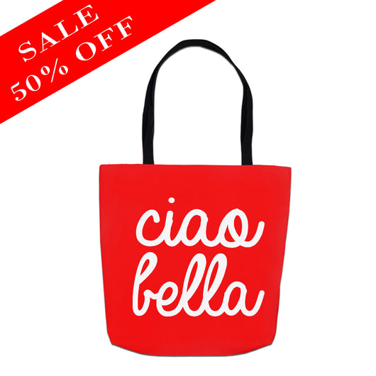 Ciao Bella Tote Bag RED - SALE