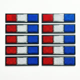 USA Flag Reflector - American Flag Safety Reflector for Car, Bike, Bicycle, & Helmet