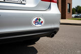 Car with a 'ITALIA' sticker on the back