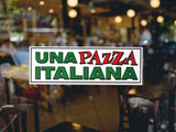 Una Pazza Italiana Decal Sticker