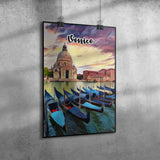 Venice Italy Art Poster Painting 12" x 18"