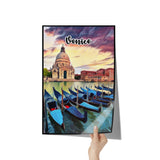 Venice Italy Art Poster Painting 12" x 18"