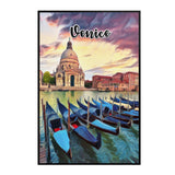 Venice Italy Art Poster Painting 8" x 12"