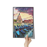 Venice Italy Art Poster Painting 8" x 12"