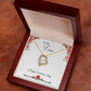 Forever Love Necklace to Sweetheart on Valentines Day