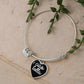 Ciao Bella with Heart Charm Bangle in Black