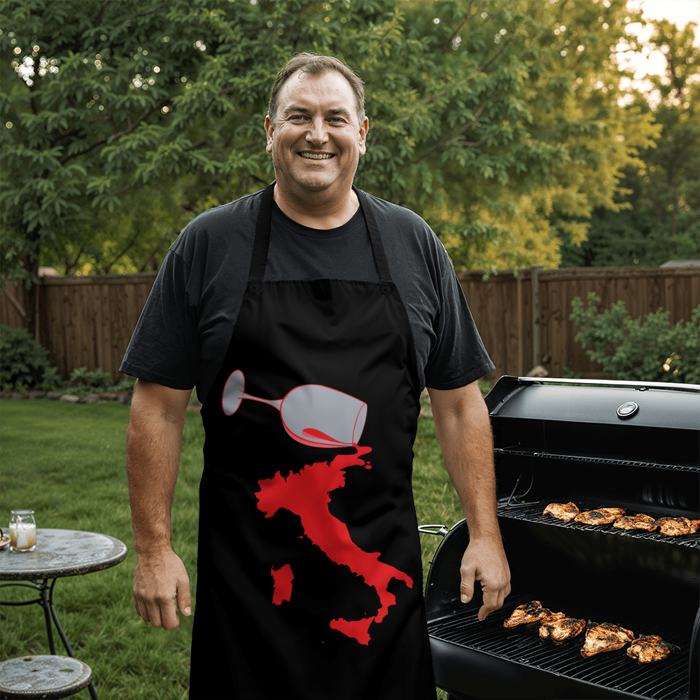 Spilled Wine Apron - Italy Boots-inspired for Men and Women