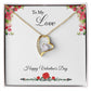 Forever Love Necklace to Sweetheart on Valentines Day