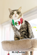 Italia Heart Pet Bandana