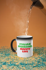 Italian Husband Happy Life Color Changing Mug