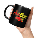 Sicilian Nonna Black 11oz Mug