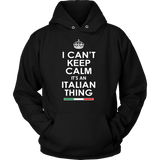 Can't Keep Calm Italian Shirt