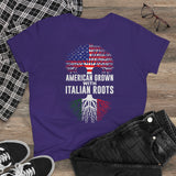 American Grown With Italian Roots - Gildan Women's T-Shirt