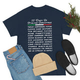 12 Days of Italian Christmas Shirt - Unisex Heavy Cotton Tee (5000)