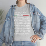 12 Days of Italian Christmas Shirt - Unisex Heavy Cotton Tee (5000)