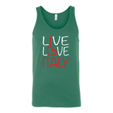 Live Love Italy Canvas Women's Tank