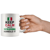 Let The Italian Nonna Handle It 11oz White Mug