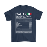 Italian Nutrition Facts Shirt