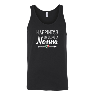 Happiness is Being a Nonna Canvas Women's Tank