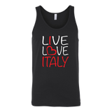 Live Love Italy Canvas Women's Tank