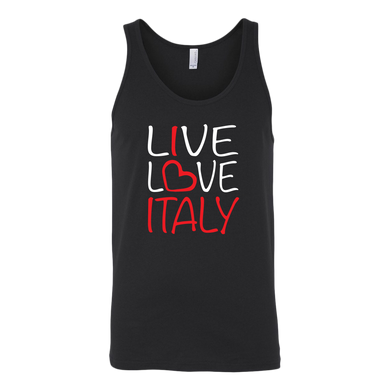 Live Love Italy Canvas Women's Tank