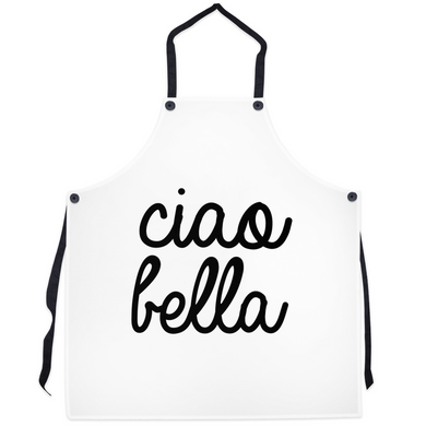 Ciao Bella White Apron