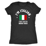 Italian Inside Voice Shirt