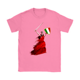 Italian Woman Warrior - Gildan Womens T-Shirt
