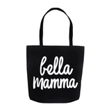 Bella Mamma Tote Bag in Black