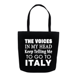 The Voices Tote Bag - Black