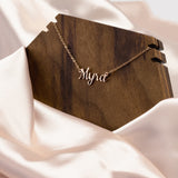 Custom Name Necklace in Personalized Script