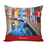 Burano Decorative Throw Pillow Set (Pillow Cover and Insert)