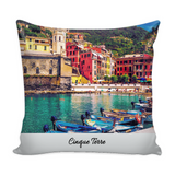 Cinque Terre Decorative Throw Pillow Set (Pillow Cover and Insert)