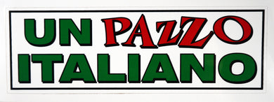 Un Pazzo Italiano Decal Sticker