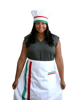 Italian Flag White Apron