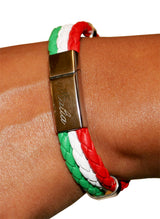 Italia TriColor Leather Bracelet