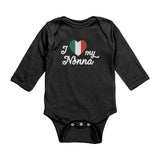 I Love My Nonna Long Sleeve Baby Onesie